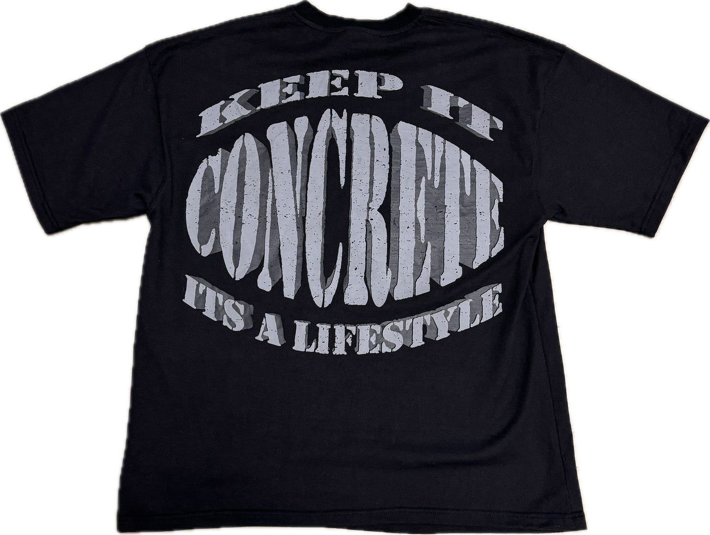 KEEP IT CONCRETE BLACK T SHIRT