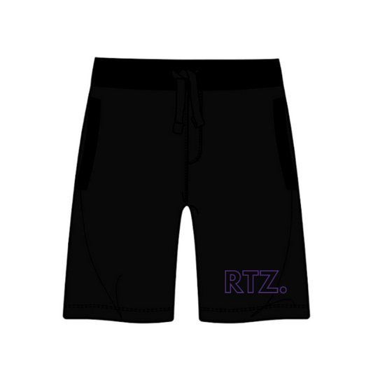 RTZ. PRPL SWEAT SHORTS
